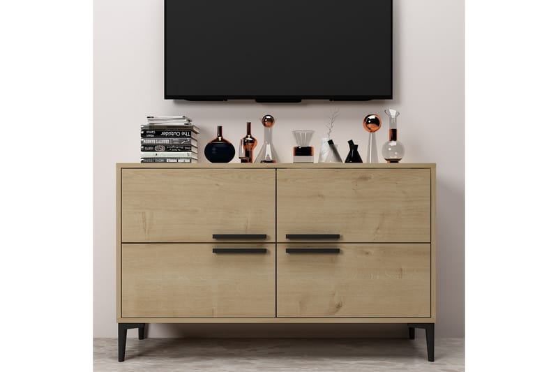 Patro Tv-bänk 120 cm - Ek - Möbler - Tv möbel & mediamöbel - TV bänk & mediabänk