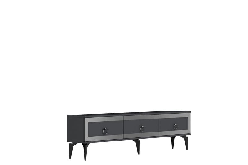 Ponny Tv-bänk 180 cm - Antracit/Silver - Möbler - Tv möbel & mediamöbel - TV bänk & mediabänk