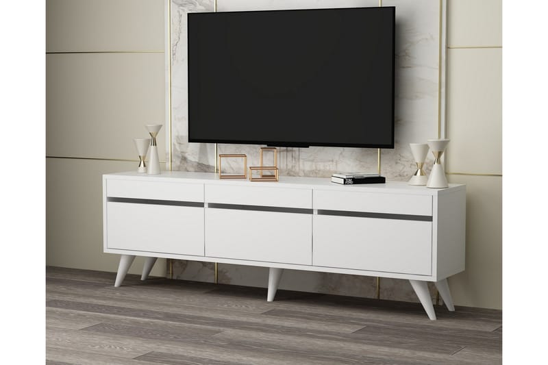 Relento Tv-bänk 150 cm - Vit - Möbler - Tv möbel & mediamöbel - TV bänk & mediabänk