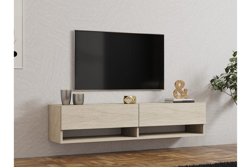 Taboada Tv-bänk 141 cm - Beige - Möbler - Tv möbel & mediamöbel - TV bänk & mediabänk