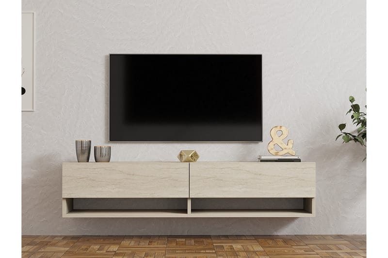 Taboada Tv-bänk 141 cm - Beige - Möbler - Tv möbel & mediamöbel - TV bänk & mediabänk