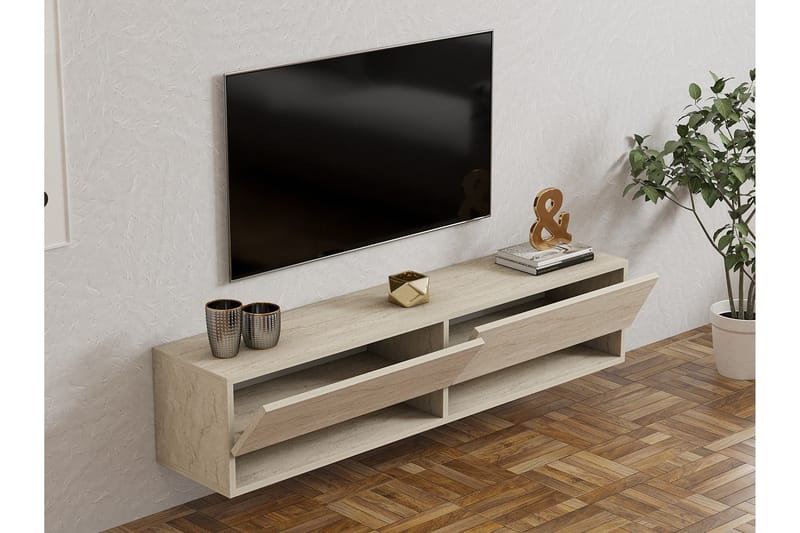 Taboada Tv-bänk 141 cm - Beige - Möbler - Tv möbel & mediamöbel - TV bänk & mediabänk