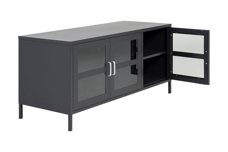 Acero Tv-bänk 120 cm - Svart - Möbler - Tv möbel & mediamöbel - TV bänk & mediabänk