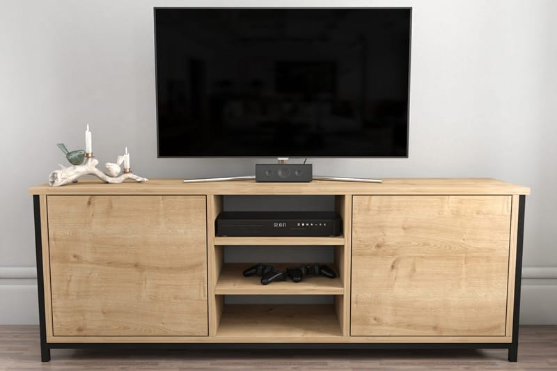 Andifli Tv-bänk 140x50,8 cm - Brun - TV bänk & mediabänk