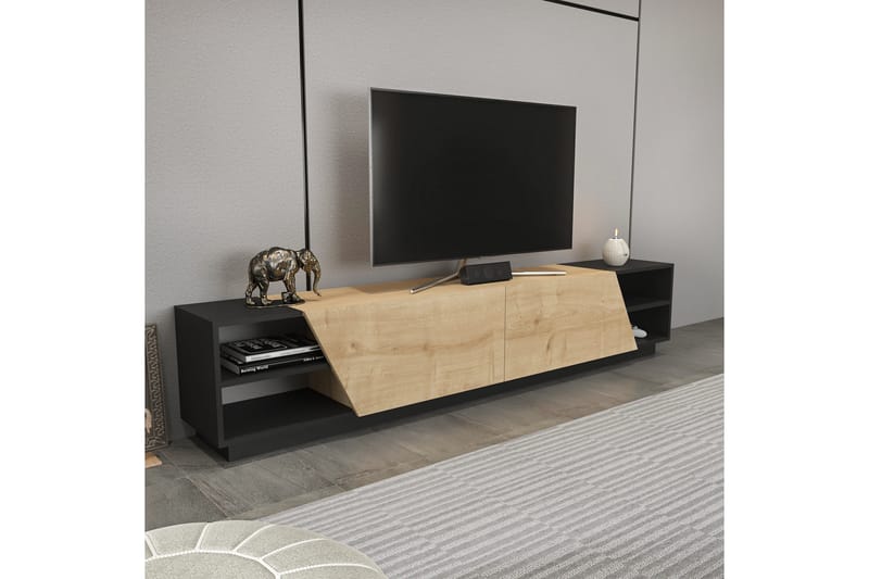 Andifli Tv-bänk 240x47,4 cm - Antracit - TV bänk & mediabänk