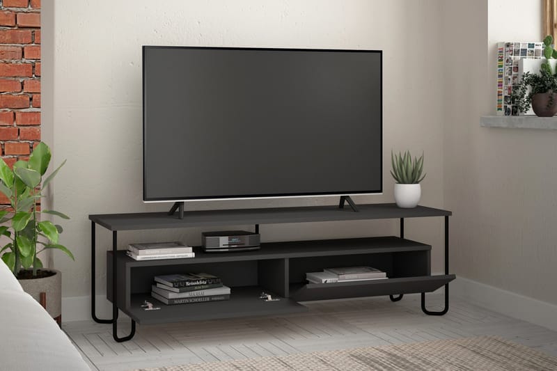 Bodsjö TV-Bänk 150 cm - Grå - Möbler - Tv möbel & mediamöbel - TV bänk & mediabänk