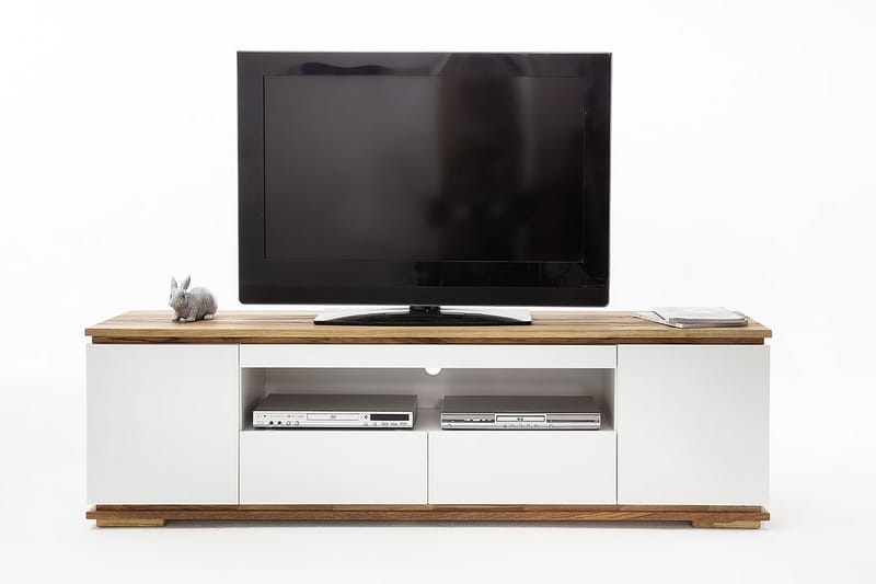 Chiaro TV-bänk 202 cm - Vit - TV bänk & mediabänk