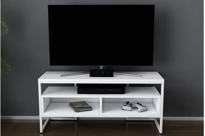 Desgrar Tv-bänk 110x49,9 cm - Vit - TV bänk & mediabänk