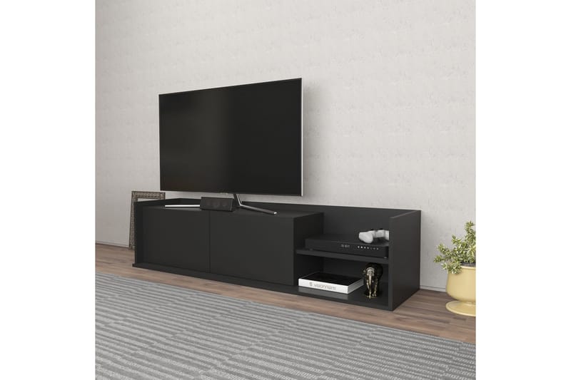 Desgrar Tv-bänk 160x36,8 cm - Antracit - TV bänk & mediabänk