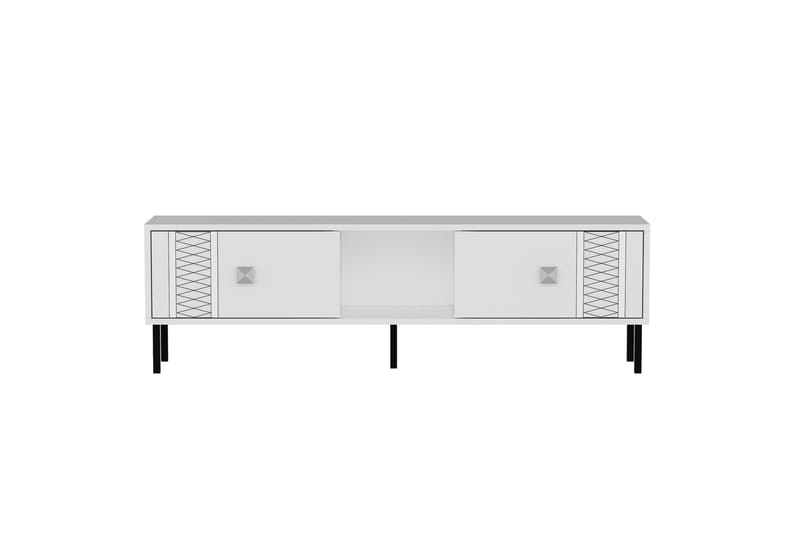 Frede Tv-bänk 150 cm - Silver - TV bänk & mediabänk