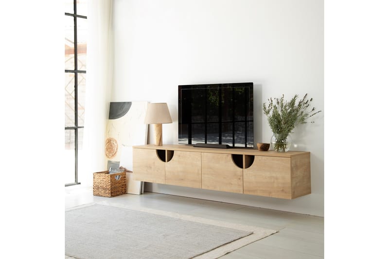 Grotte Tv-bänk 180 cm - Ek - TV bänk & mediabänk