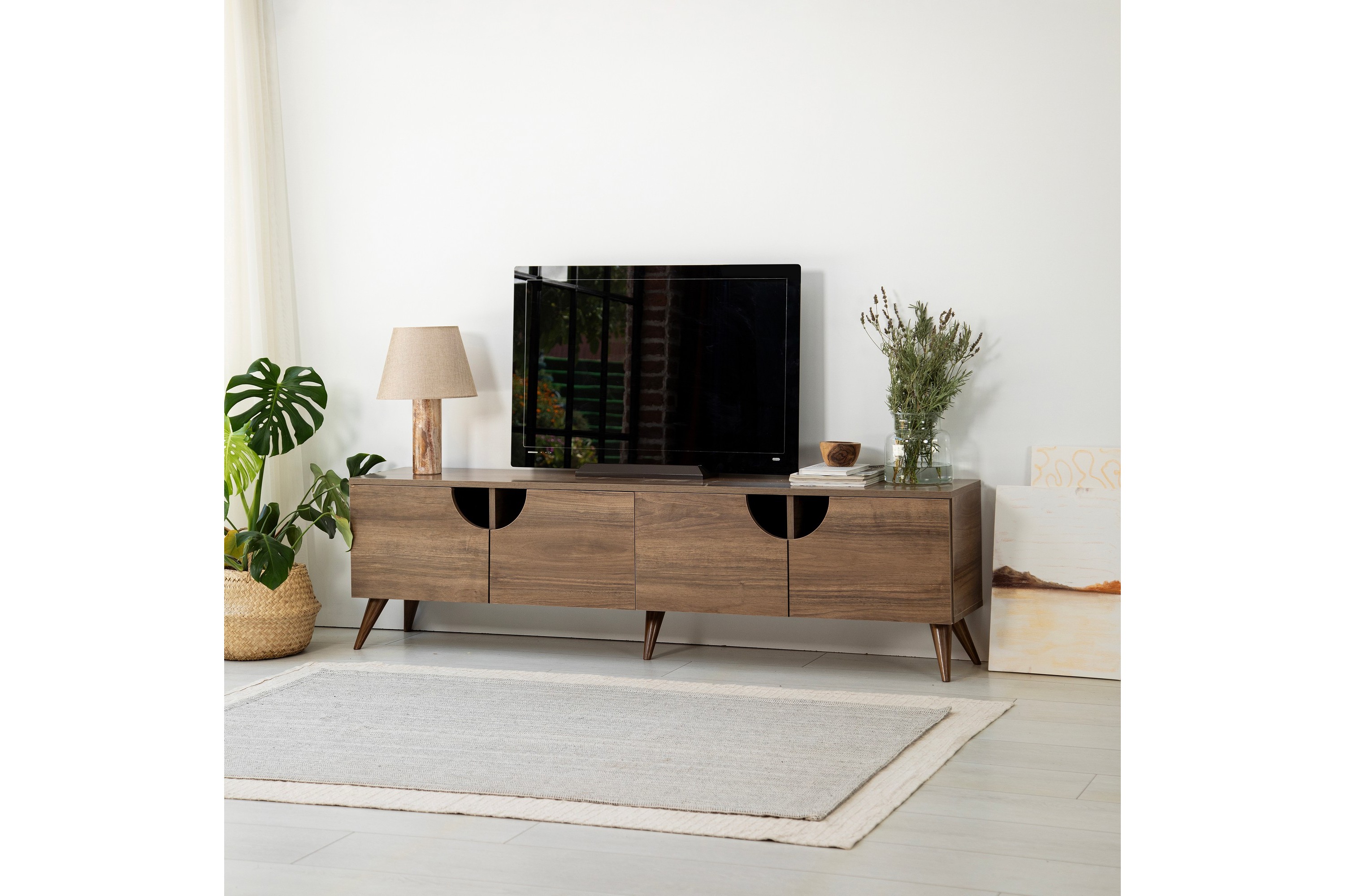 Grotte Tv-bänk 180 cm - Valnöt TV bänk & mediabänk