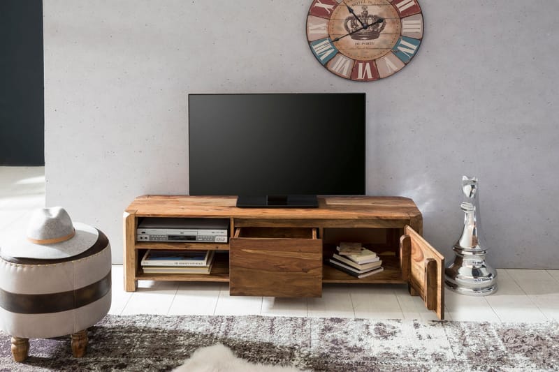 Hafsah TV-Bänk 140 cm - Trä/natur - Möbler - Tv möbel & mediamöbel - TV bänk & mediabänk