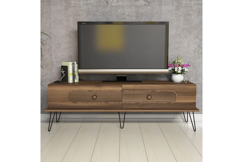 Hovdane TV-Bänk 145 cm - Brun - Möbler - Tv möbel & mediamöbel - TV bänk & mediabänk