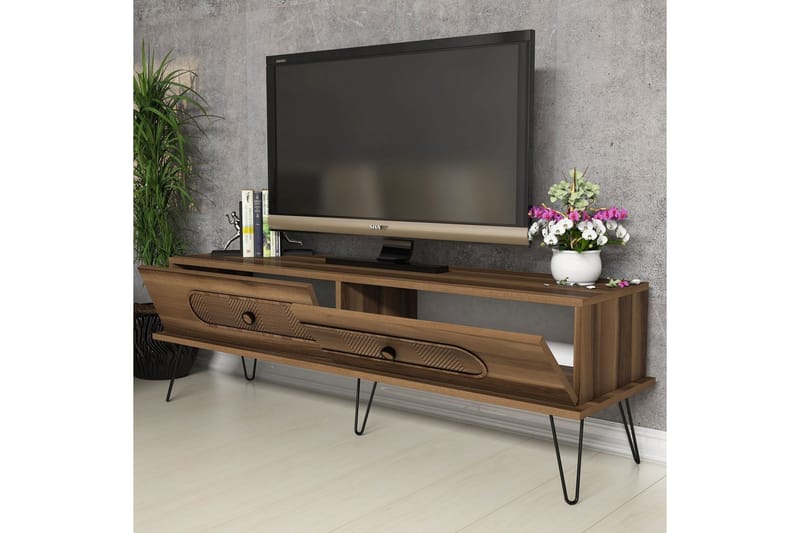 Hovdane TV-Bänk 145 cm - Brun - Möbler - Tv möbel & mediamöbel - TV bänk & mediabänk