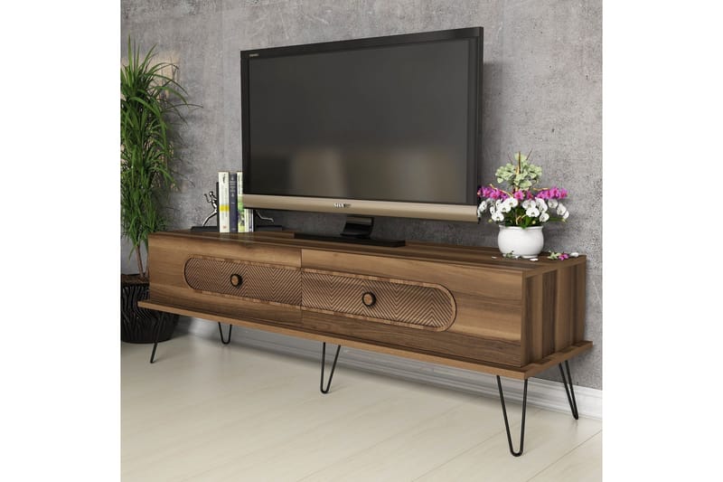 Hovdane TV-Bänk 145 cm - Brun - Möbler - Tv möbel & mediamöbel - TV bänk & mediabänk