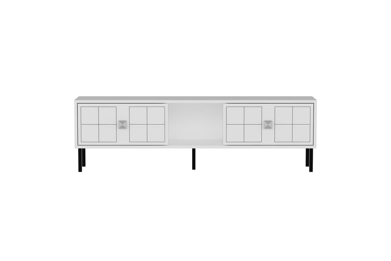 Keary Tv-bänk 150 cm - Silver - TV bänk & mediabänk