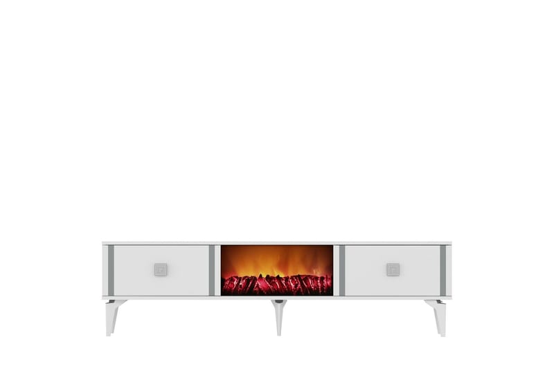 Male Tv-bänk 150 cm - Silver - Möbler - Tv möbel & mediamöbel - TV bänk & mediabänk