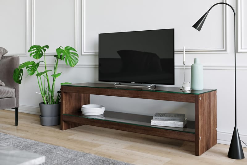 Malmby TV-bänk 140 cm - Brun - TV bänk & mediabänk