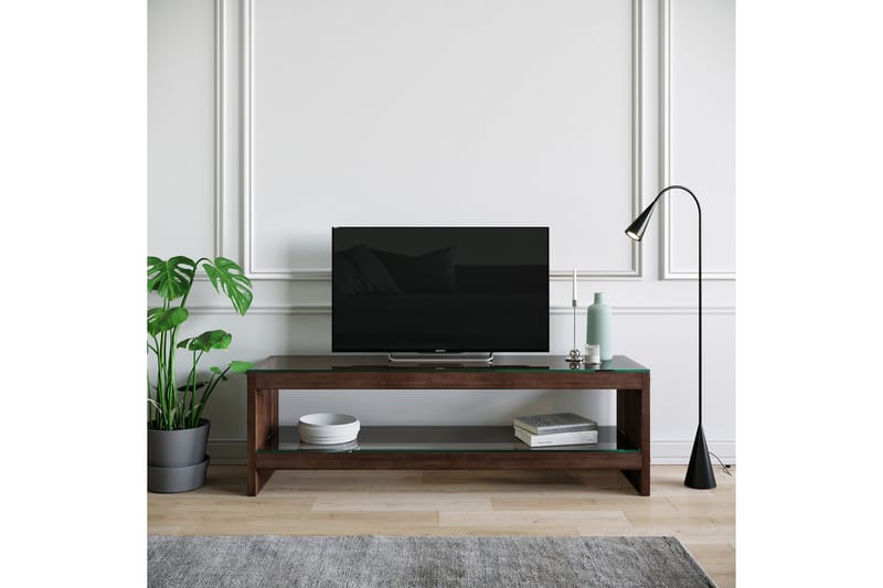 Malmby TV-bänk 140 cm - Brun - TV bänk & mediabänk