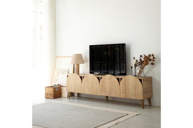 Mesta Tv-bänk 180 cm - Ek - TV bänk & mediabänk