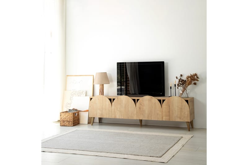 Mesta Tv-bänk 180 cm - Ek - TV bänk & mediabänk