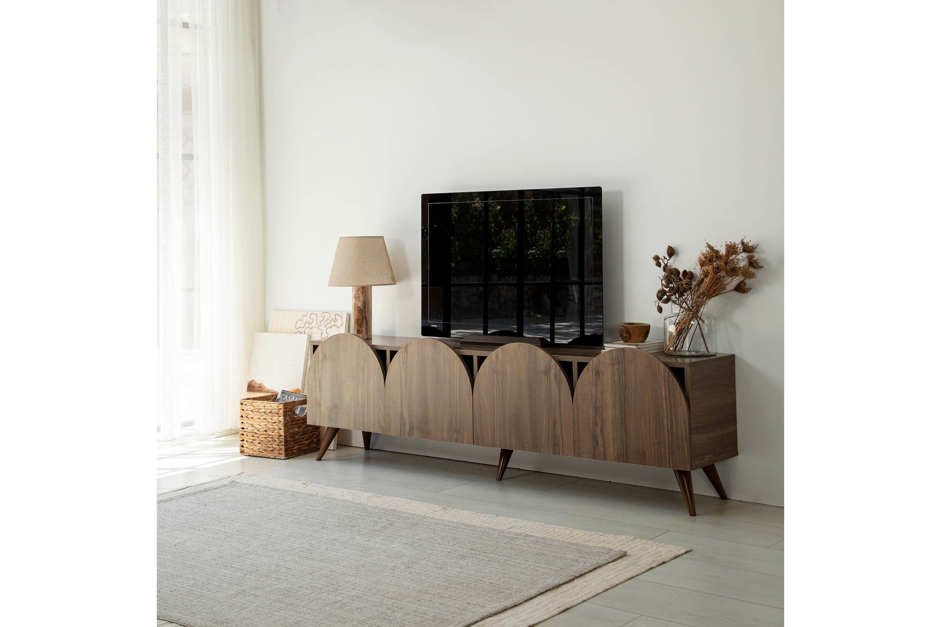 Mesta Tv-bänk 180 cm - Valnöt TV bänk & mediabänk