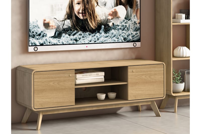 Olivet Tv-bänk 140 cm - Natur - Möbler - Tv möbel & mediamöbel - TV bänk & mediabänk