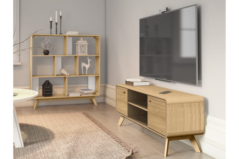 Olivet Tv-bänk 140 cm - Natur - Möbler - Tv möbel & mediamöbel - TV bänk & mediabänk