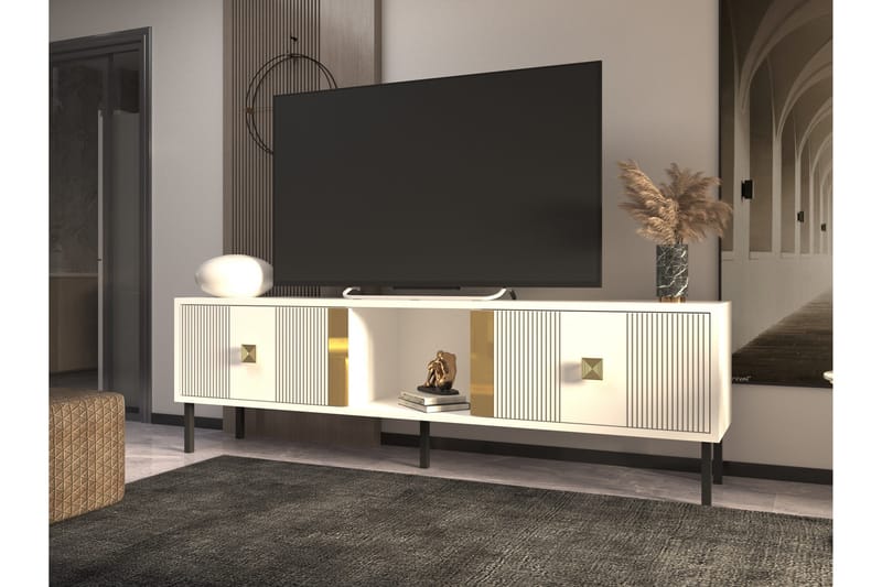 Portes Tv-bänk 150 cm - Guld - TV bänk & mediabänk