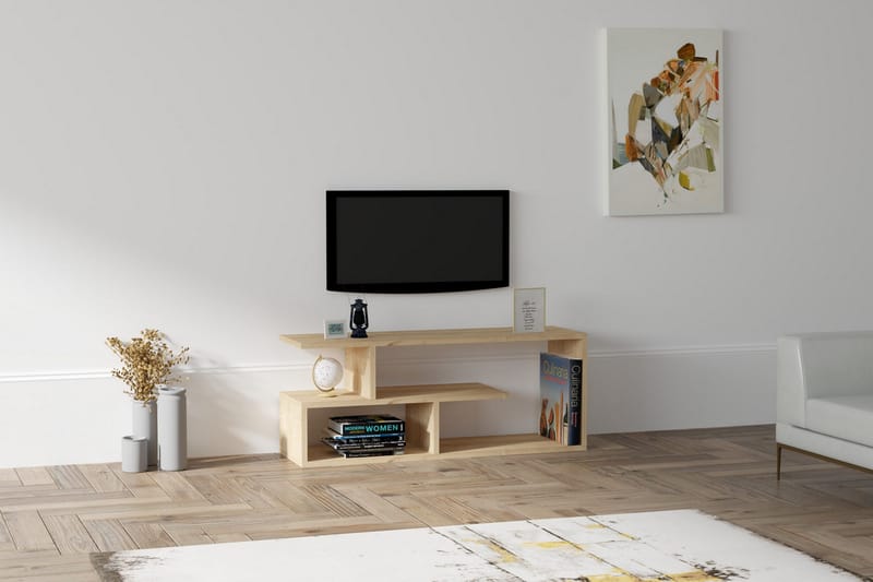 Rinorea Tv-bänk 100x40 cm - Blå - Möbler - Tv möbel & mediamöbel - TV bänk & mediabänk