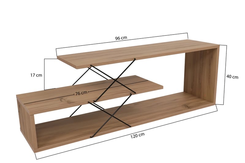 Riyana Tv-bänk 120 cm - Natur - Möbler - Tv möbel & mediamöbel - TV bänk & mediabänk