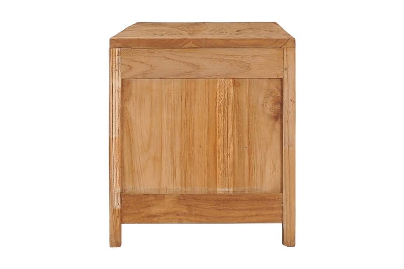 TV-bänk 100x30x35 cm massiv teak - Brun - Möbler - Tv möbel & mediamöbel - TV bänk & mediabänk