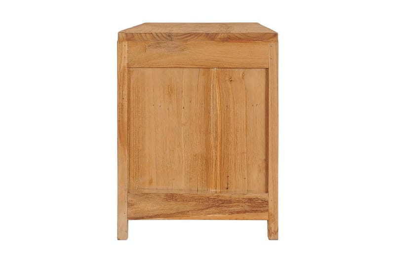 TV-bänk 120x30x40 cm massiv teak - Brun - TV bänk & mediabänk