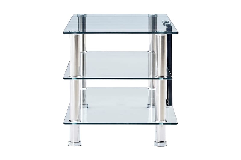 TV-bänk transparent 120x40x40 cm härdat glas - Transparent - Möbler - Tv möbel & mediamöbel - TV bänk & mediabänk