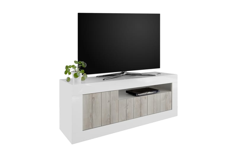 Urbino TV-bänk 138 cm - Vit/Trä - Möbler - Tv möbel & mediamöbel - TV bänk & mediabänk