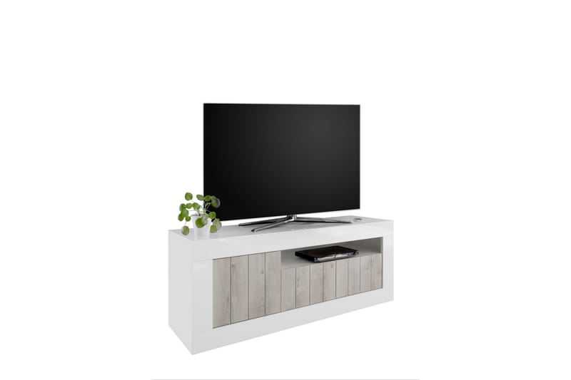 Urbino TV-bänk 138 cm - Vit/Trä - Möbler - Tv möbel & mediamöbel - TV bänk & mediabänk