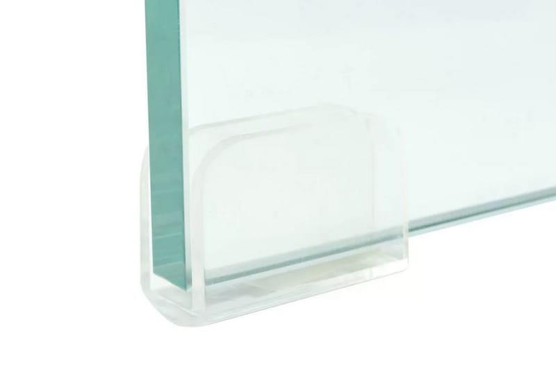 TV-bord klarglas 60x25x11 cm - Transparent - Möbler - Tv möbel & mediamöbel - TV hylla