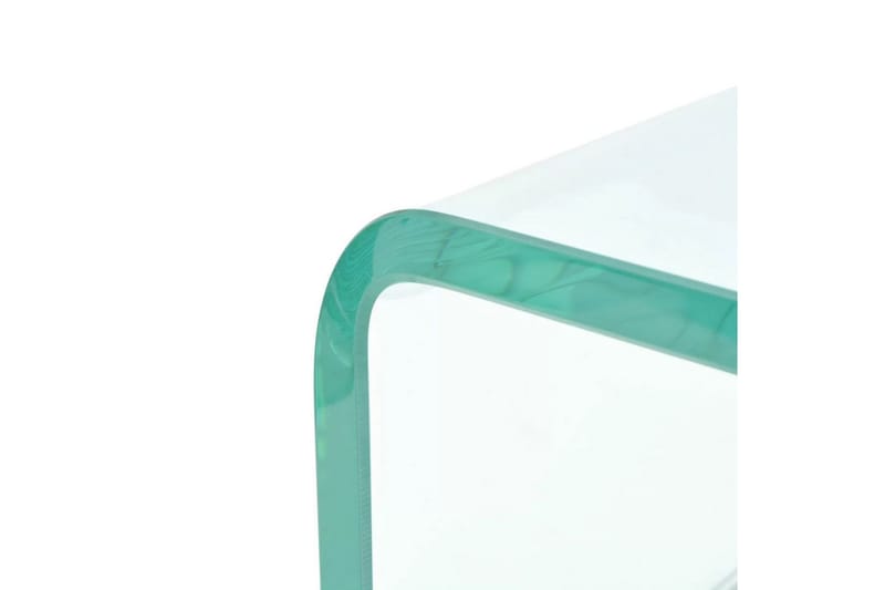 TV-bord klarglas 70x30x13 cm - Transparent - TV hylla