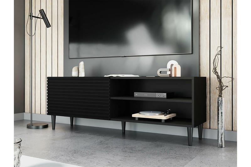 Kintore Tv-skåp 150 cm - Svart - TV skåp