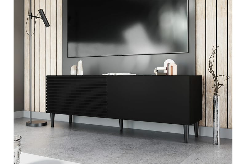 Kintore Tv-skåp 150 cm - Svart - TV skåp