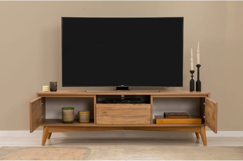 Valsot Tv-bänk 170 cm - Brun - Möbler - Tv möbel & mediamöbel - TV bänk & mediabänk