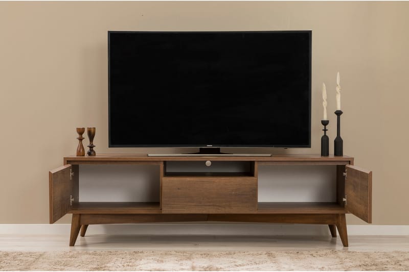 Valsot Tv-bänk 170 cm - Valnöt - Möbler - Tv möbel & mediamöbel - TV bänk & mediabänk