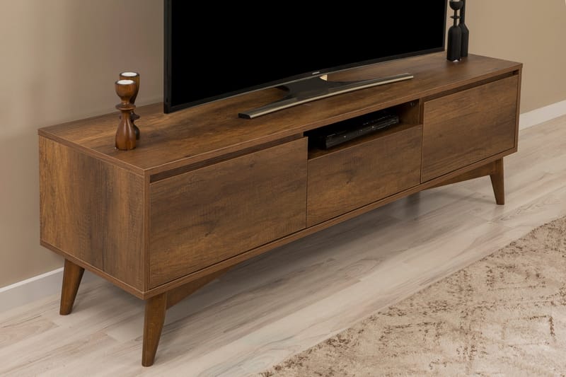 Valsot Tv-bänk 170 cm - Valnöt - Möbler - Tv möbel & mediamöbel - TV bänk & mediabänk