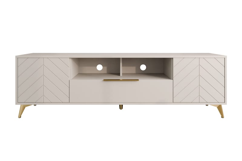 Vemdalen Tv-bänk 204 cm - Sand beige - Möbler - Tv möbel & mediamöbel - TV bänk & mediabänk