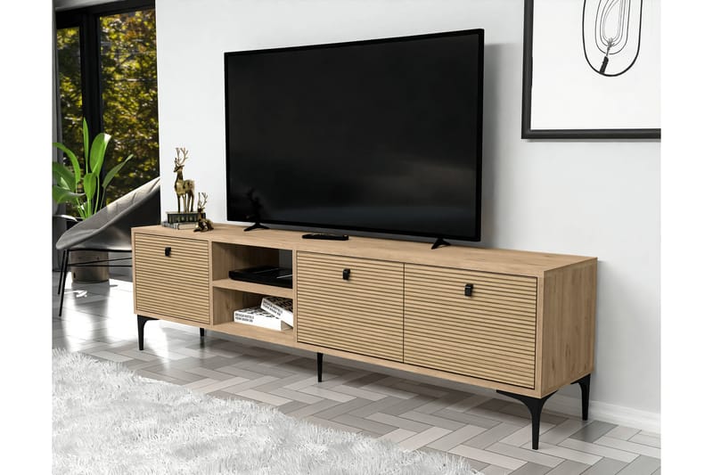 Vision Tv-bänk 180 cm - Ek - Möbler - Tv möbel & mediamöbel - TV bänk & mediabänk