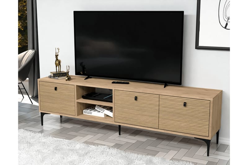 Vision Tv-bänk 180 cm - Ek - Möbler - Tv möbel & mediamöbel - TV bänk & mediabänk