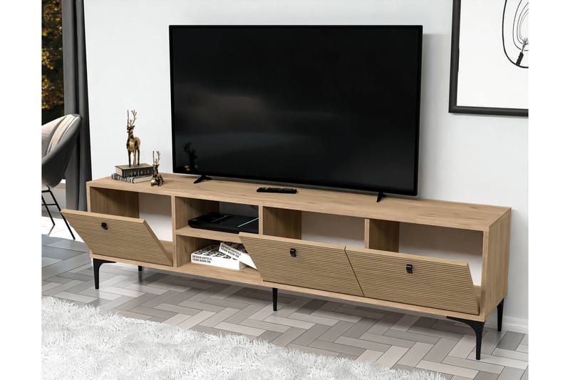 Vision Tv-bänk 180 cm - Ek - Möbler - Tv möbel & mediamöbel - TV bänk & mediabänk