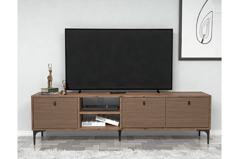 Vision Tv-bänk 180 cm - Valnöt - Möbler - Tv möbel & mediamöbel - TV bänk & mediabänk