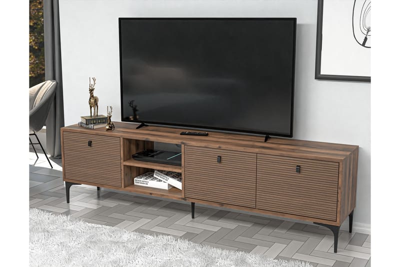 Vision Tv-bänk 180 cm - Valnöt - Möbler - Tv möbel & mediamöbel - TV bänk & mediabänk